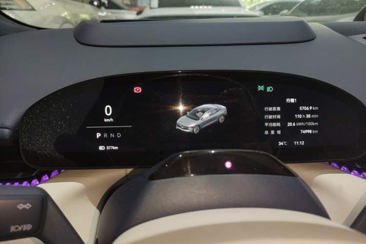 Used Zeekr 007 2024 Four-Wheel Drive Intelligent Driving Version 100 kWh Instrument Cluster