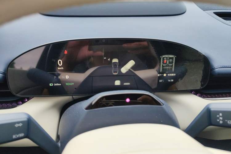 Used Zeekr 007 2024 Rear-Drive Intelligent Driving Version 75 kWh Instrument Cluster