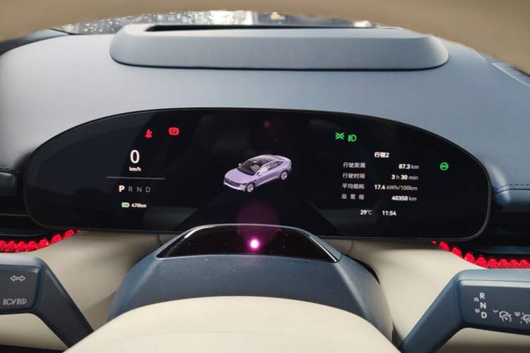 Used Zeekr 007 2024 Four-Wheel Drive Intelligent Driving Version 100 kWh Instrument Cluster