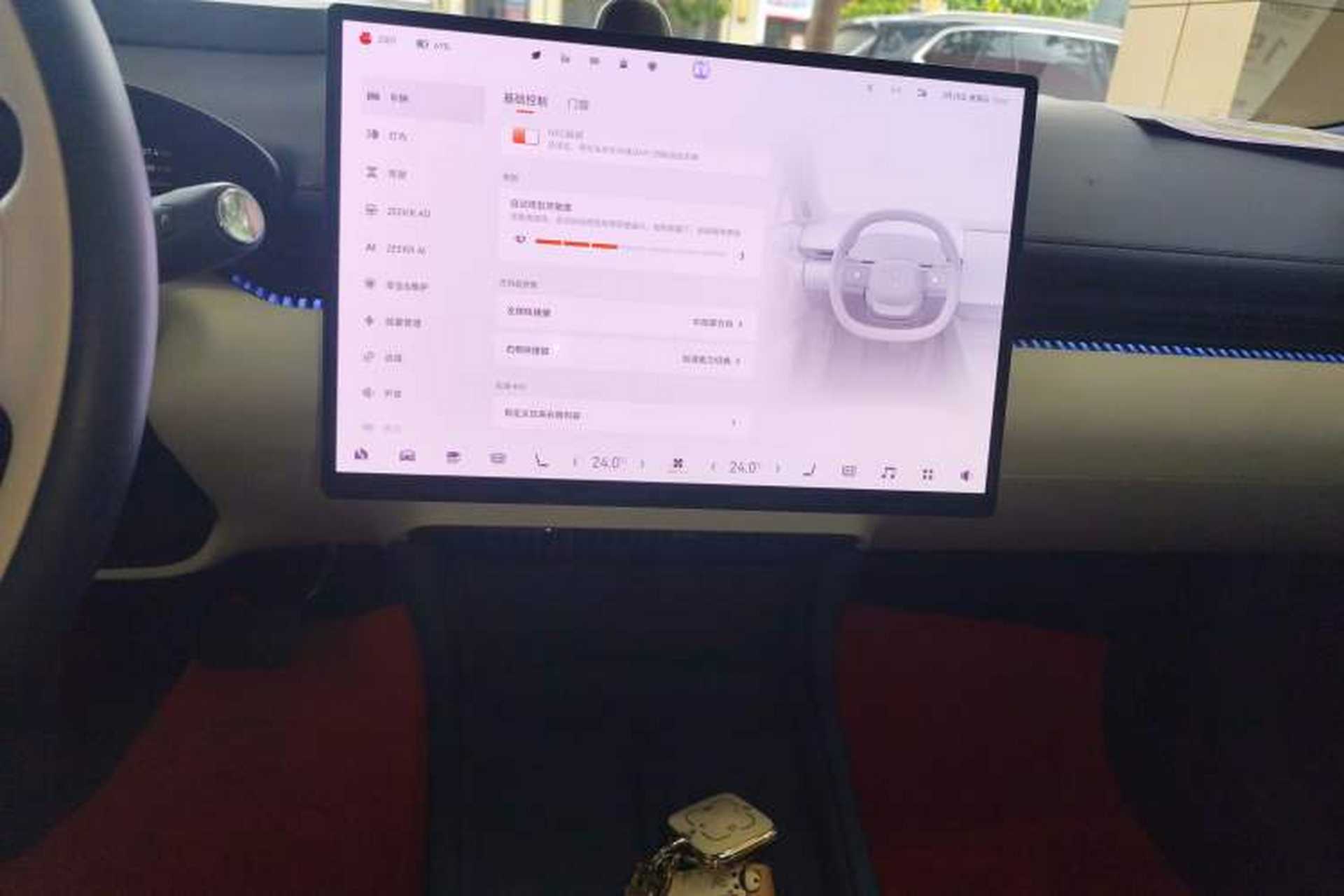 Used Zeekr 007 2024 Four-Wheel Drive Intelligent Driving Version 75 kWh Audio And AC Panel