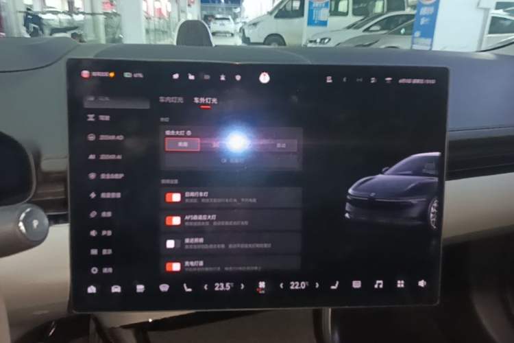 Used Zeekr 007 2024 Four-Wheel Drive Intelligent Driving Version 100 kWh Audio And AC Panel