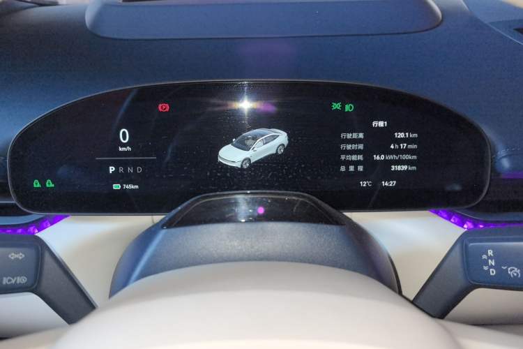 Used Zeekr 007 2024 Rear-Drive Intelligent Driving Version 100 kWh Instrument Cluster