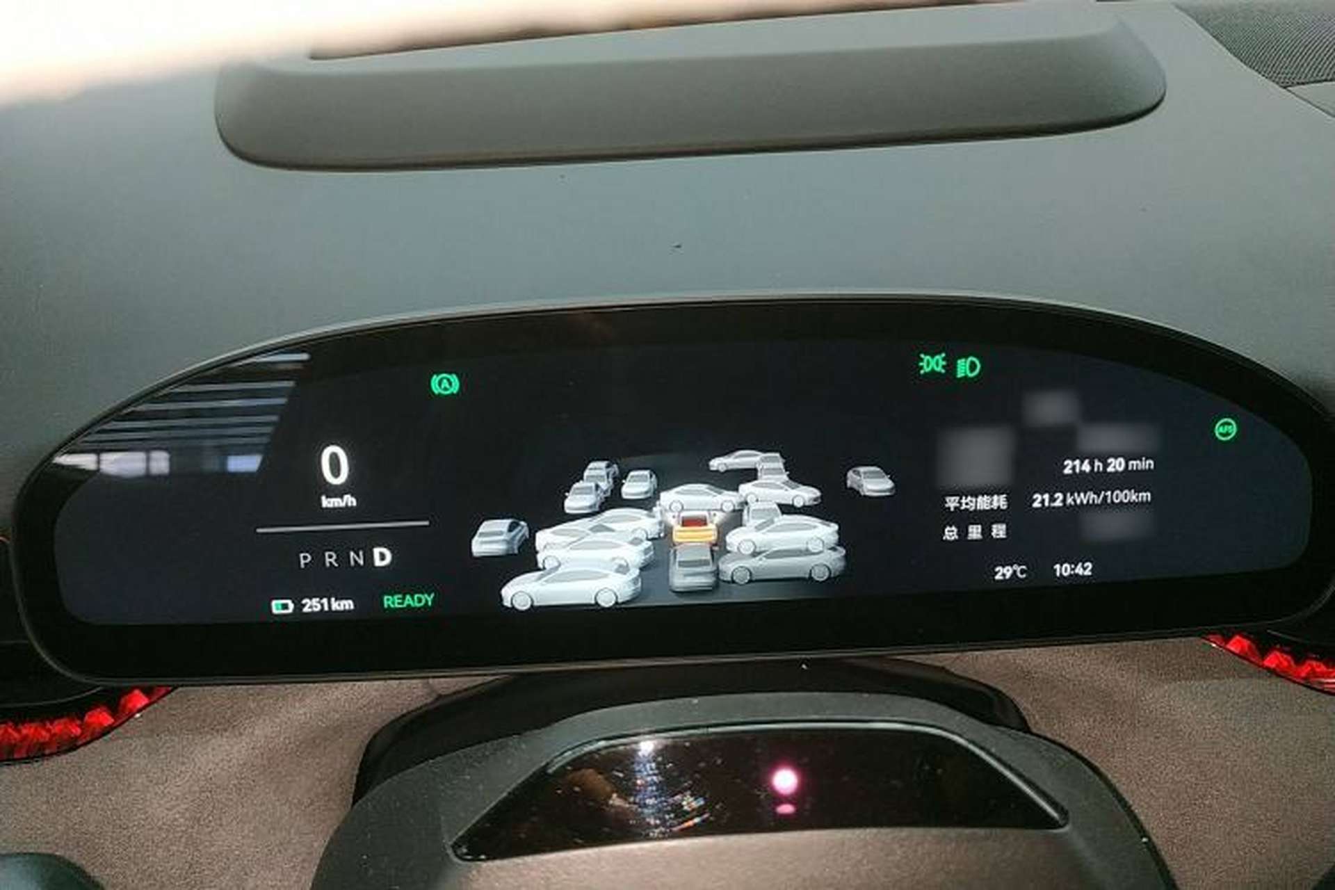Used Zeekr 007 2024 Four-Wheel-Drive Performance Version 100 kWh Instrument Cluster