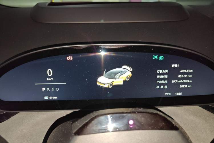 Used Zeekr 007 2024 Four-Wheel-Drive Performance Version 100 kWh Instrument Cluster