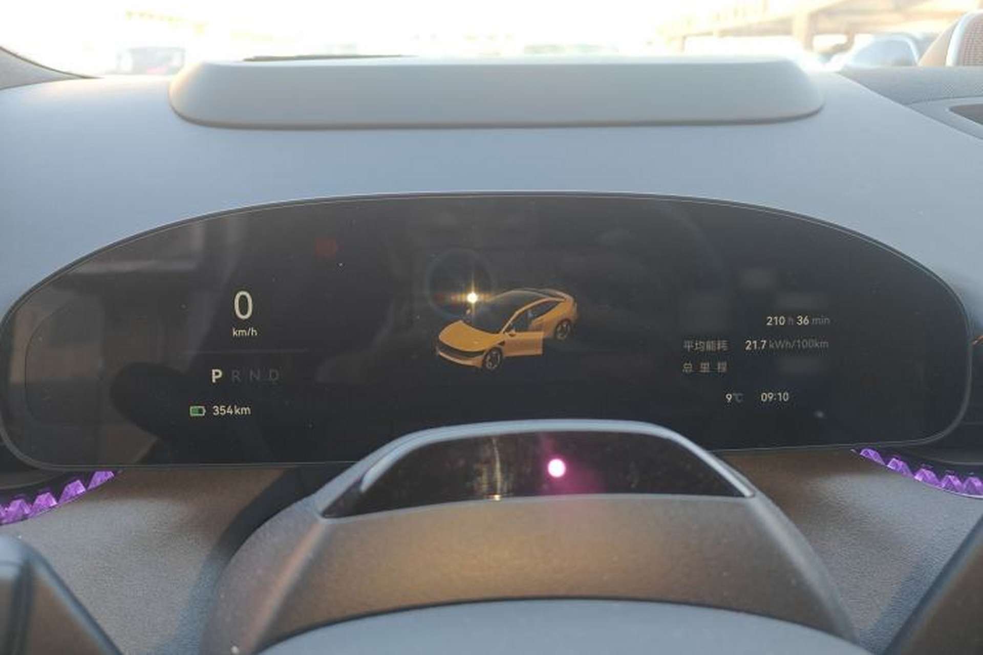 Used Zeekr 007 2024 Four-Wheel-Drive Performance Version 100 kWh Instrument Cluster