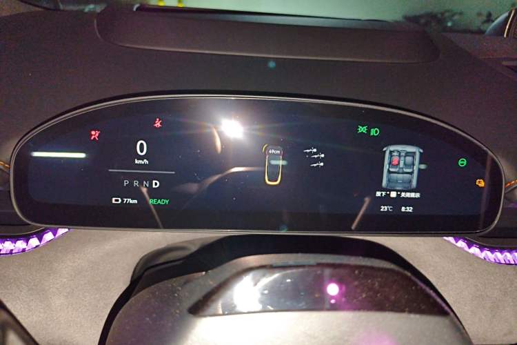 Used Zeekr 007 2024 Four-Wheel-Drive Performance Version 100 kWh Instrument Cluster