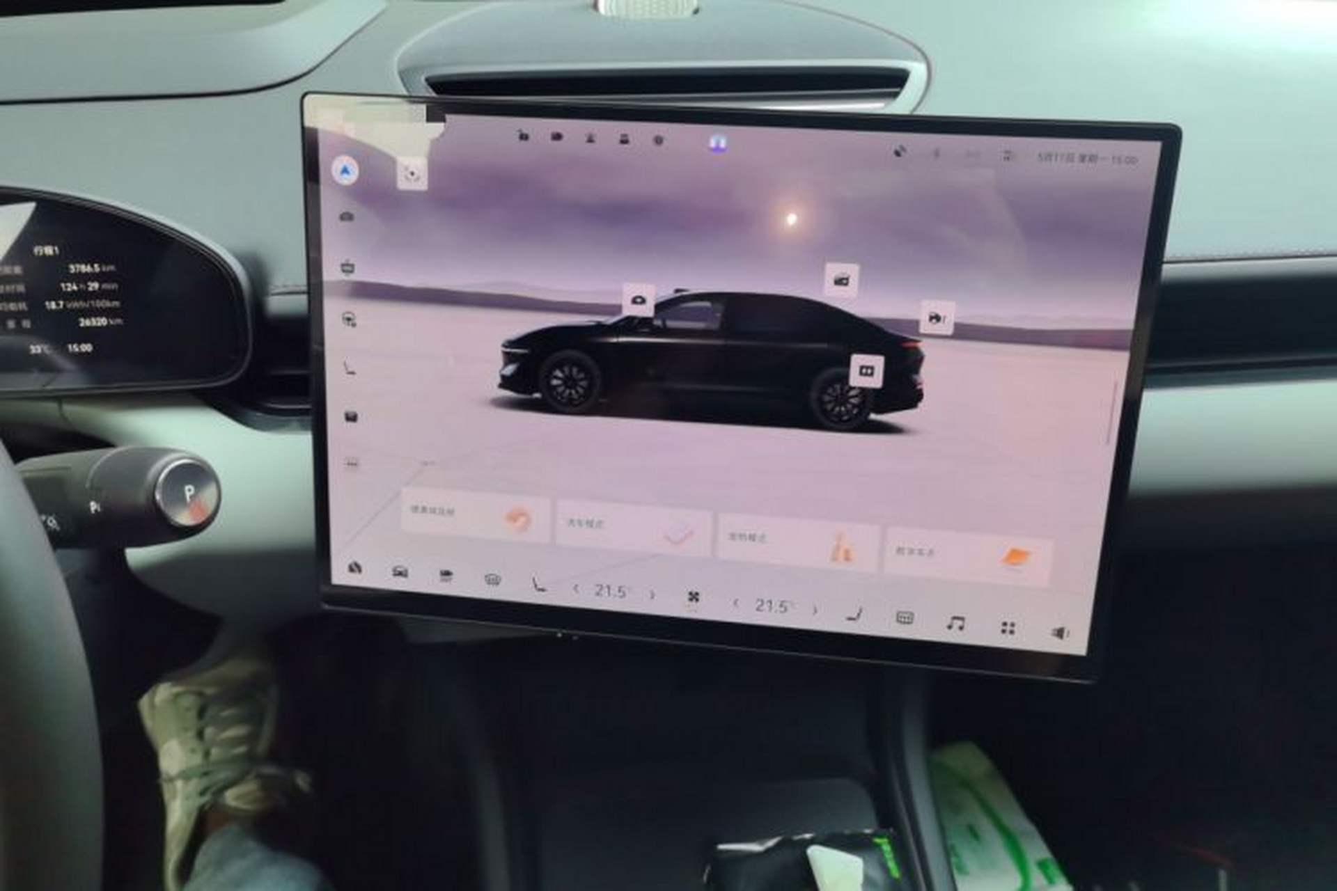 Used Zeekr 007 2025 Rear-Drive Intelligent Driving Version 75 kWh Audio And AC Panel