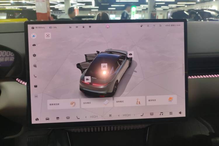 Used Zeekr 007 2025 Rear-Drive Intelligent Driving Version 75 kWh Audio And AC Panel