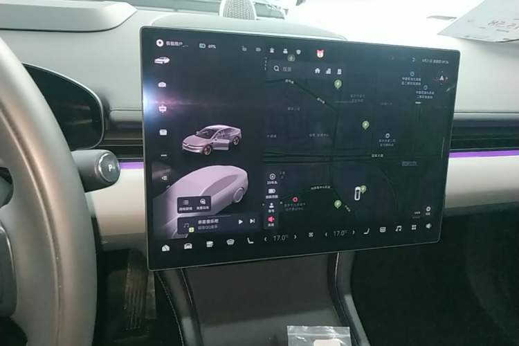 Used Zeekr 007 2025 Four-Wheel Drive Intelligent Driving Version 75 kWh Audio And AC Panel