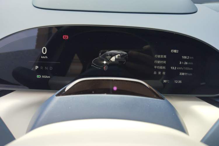 Used Zeekr 007 2025 Long-Range Rear-Wheel-Drive Intelligent Driving Version 100 kWh Instrument Cluster