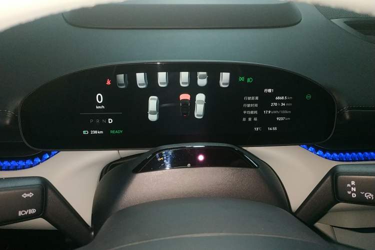 Used Zeekr 007 2025 Long-Range All-Wheel-Drive Intelligent Driving Version 100 kWh Instrument Cluster