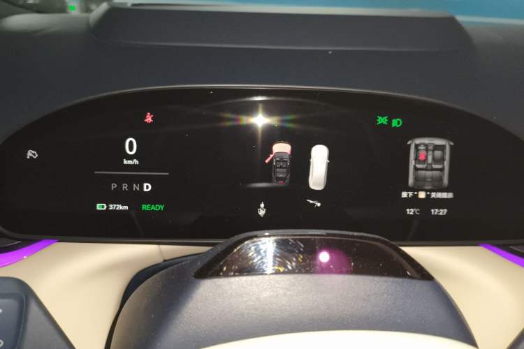 Used Zeekr 007 2025 Long-Range Rear-Wheel-Drive Intelligent Driving Version 100 kWh Instrument Cluster