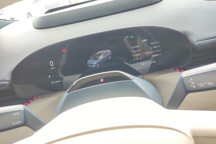 Used Zeekr 007 2025 Rear-Drive Intelligent Driving Version 75 kWh Instrument Cluster