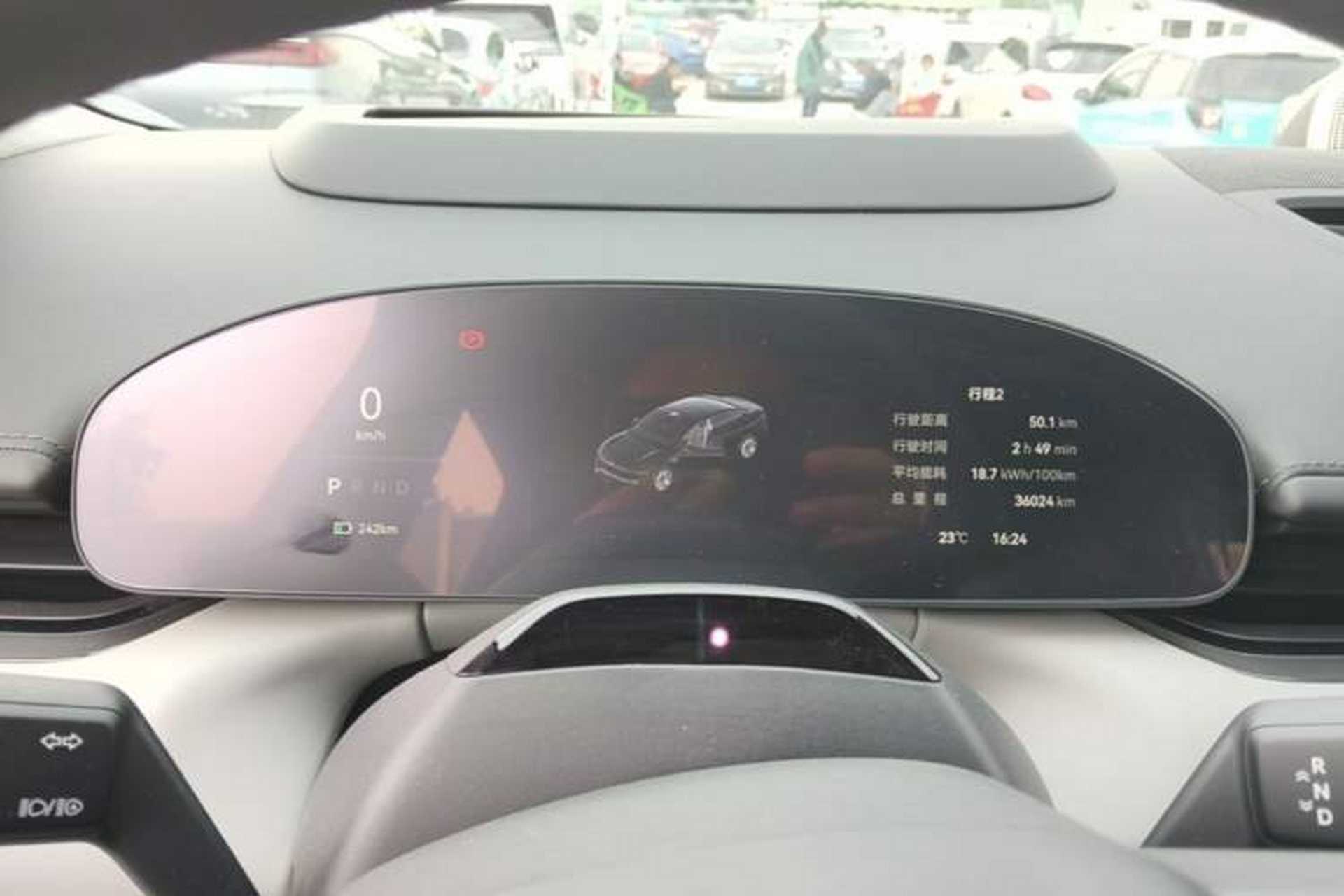 Used Zeekr 007 2025 Rear-Drive Intelligent Driving Version 75 kWh Instrument Cluster