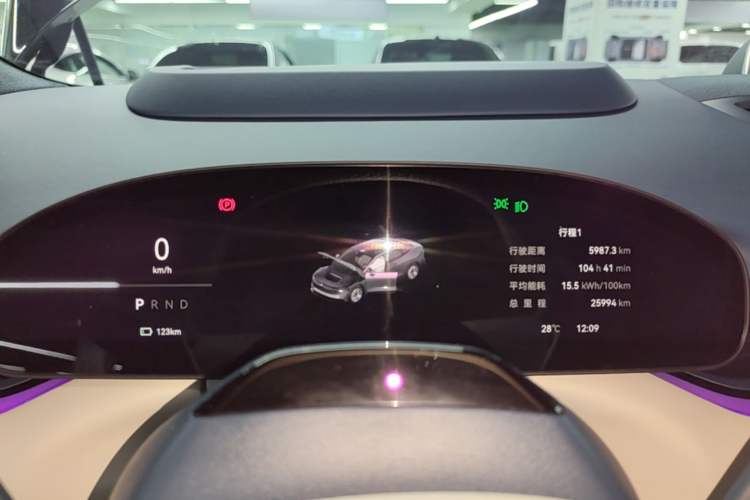 Used Zeekr 007 2025 Rear-Drive Intelligent Driving Version 75 kWh Instrument Cluster