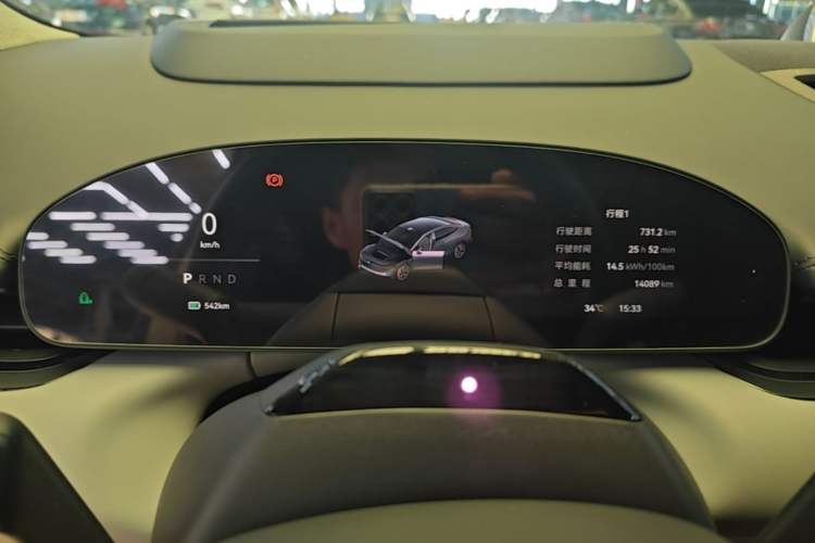 Used Zeekr 007 2025 Rear-Drive Intelligent Driving Version 75 kWh Instrument Cluster