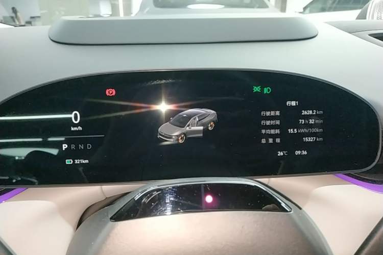 Used Zeekr 007 2025 Four-Wheel Drive Intelligent Driving Version 75 kWh Instrument Cluster