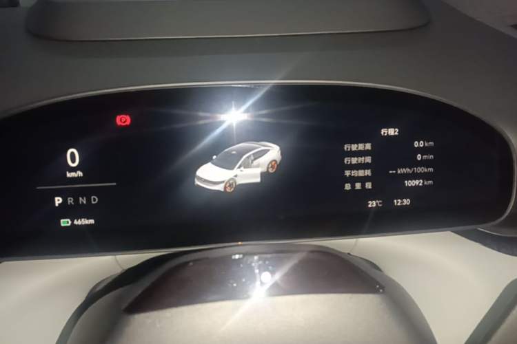 Used Zeekr 007 2025 Long-Range Rear-Wheel-Drive Intelligent Driving Version 100 kWh Instrument Cluster