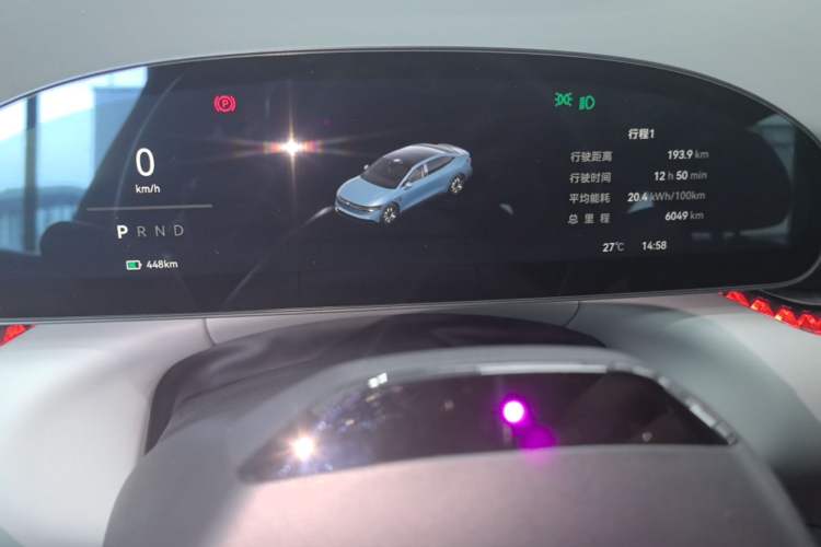 Used Zeekr 007 2025 Long-Range Rear-Wheel-Drive Intelligent Driving Version 100 kWh Instrument Cluster