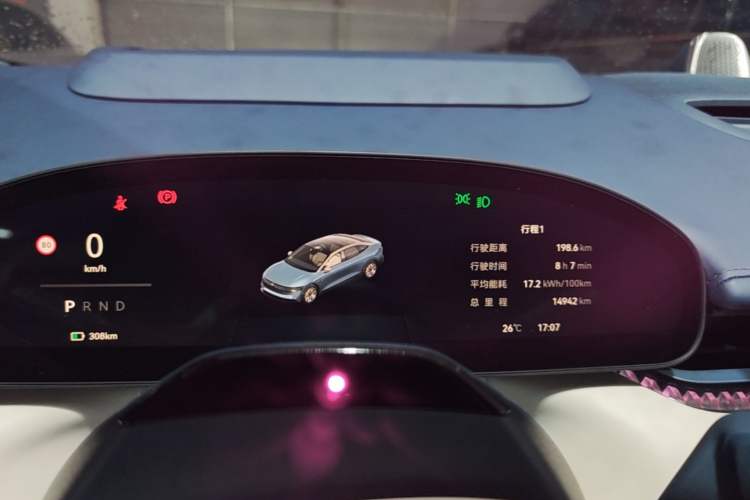 Used Zeekr 007 2025 Long-Range Rear-Wheel-Drive Intelligent Driving Version 100 kWh Instrument Cluster