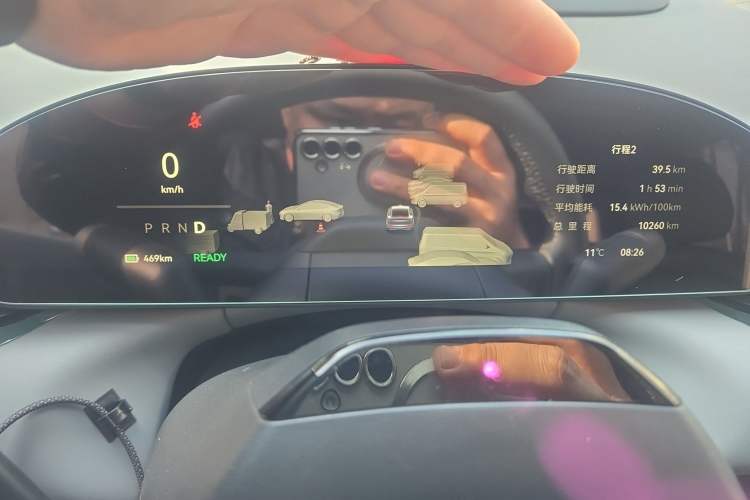 Used Zeekr 007 2025 Rear-Drive Intelligent Driving Version 75 kWh Instrument Cluster