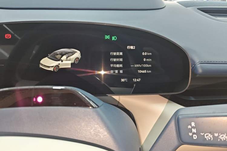 Used Zeekr 007 2025 Long-Range Rear-Wheel-Drive Intelligent Driving Version 100 kWh Instrument Cluster