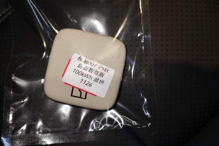Used Zeekr 007 2025 Long-Range Rear-Wheel-Drive Intelligent Driving Version 100 kWh Vehicle Key