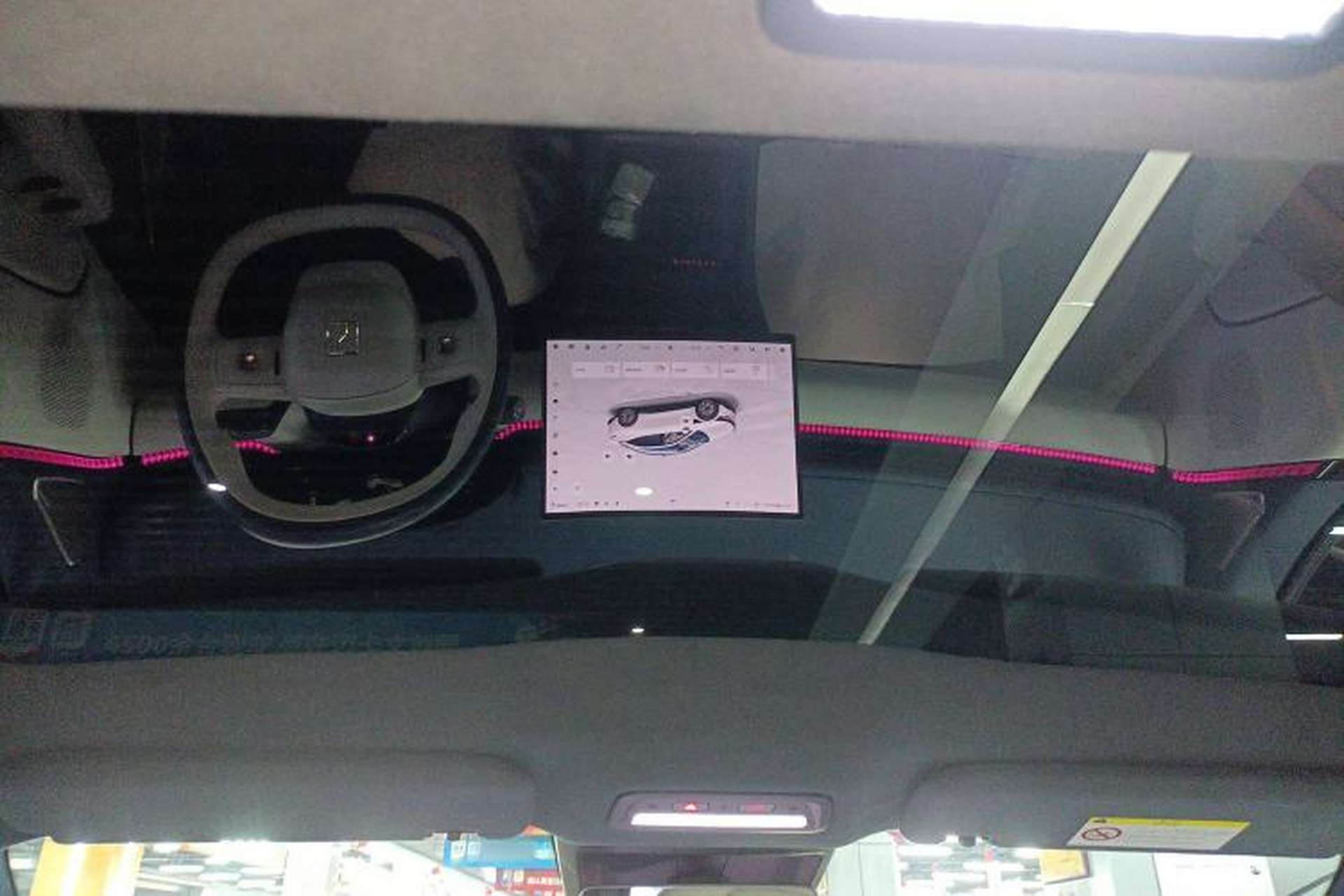 Used Zeekr 007 2025 Long-Range Rear-Wheel-Drive Intelligent Driving Version 100 kWh Headliner