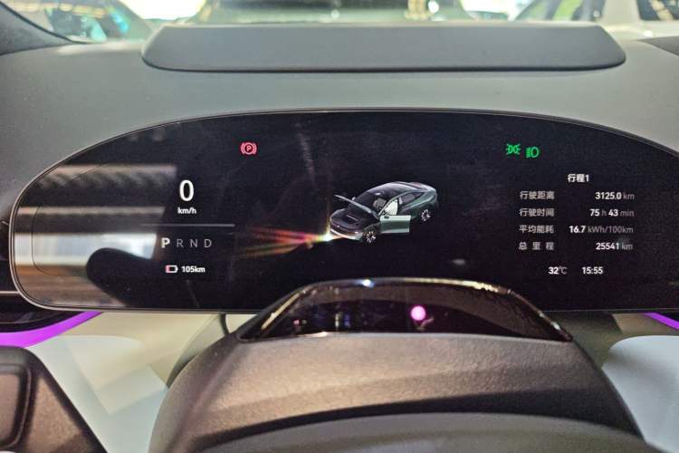 Used Zeekr 007 2025 Long-Range All-Wheel-Drive Intelligent Driving Version 100 kWh Instrument Cluster