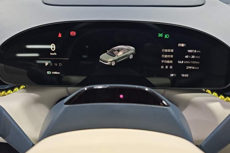 Used Zeekr 007 2025 Long-Range Rear-Wheel-Drive Intelligent Driving Version 100 kWh Instrument Cluster