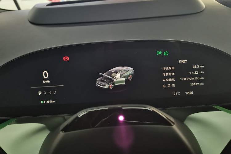 Used Zeekr 007 2025 Long-Range All-Wheel-Drive Intelligent Driving Version 100 kWh Instrument Cluster