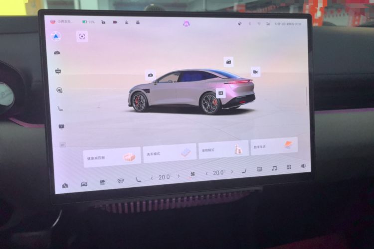 Used Zeekr 007 2025 Long-Range Rear-Wheel-Drive Intelligent Driving Version 100 kWh Audio And AC Panel