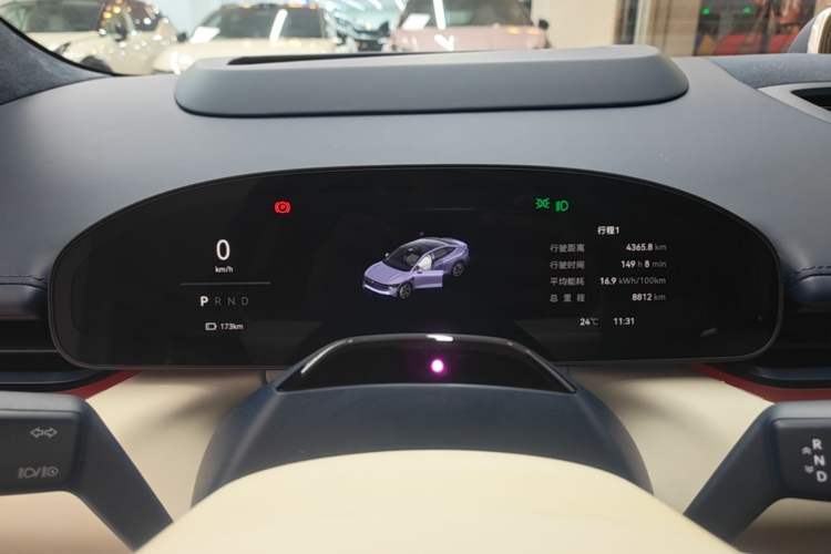 Used Zeekr 007 2025 Four-Wheel Drive Intelligent Driving Version 75 kWh Instrument Cluster