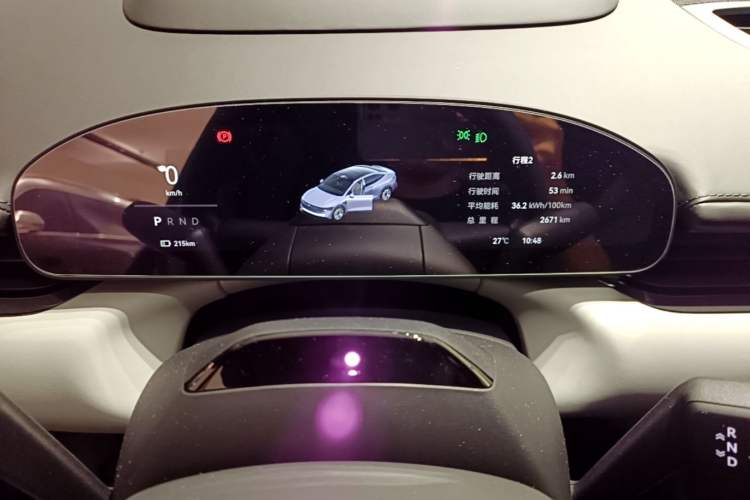 Used Zeekr 007 2025 Rear-Drive Intelligent Driving Version 75 kWh Instrument Cluster