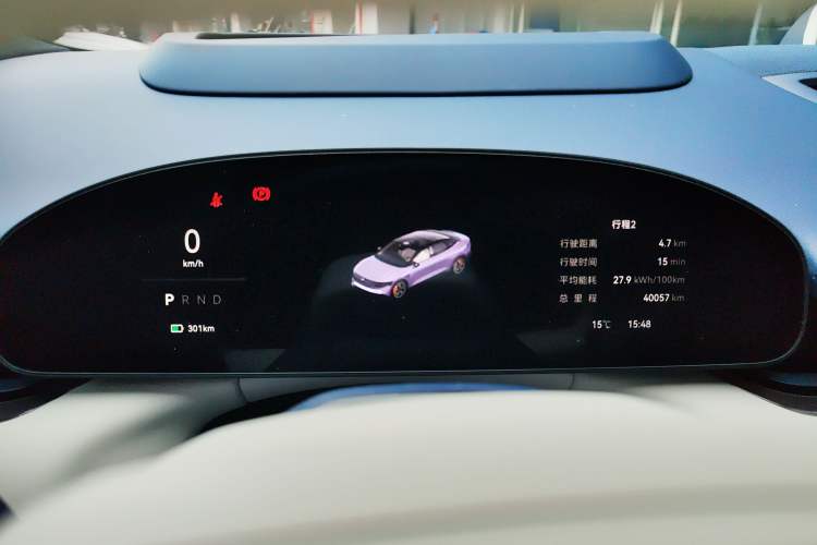 Used Zeekr 007 2025 Four-Wheel Drive Intelligent Driving Version 75 kWh Instrument Cluster
