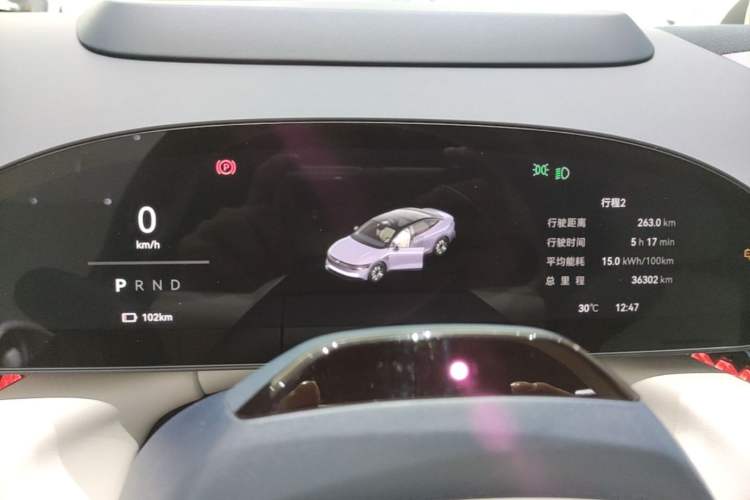Used Zeekr 007 2025 Rear-Drive Intelligent Driving Version 75 kWh Instrument Cluster