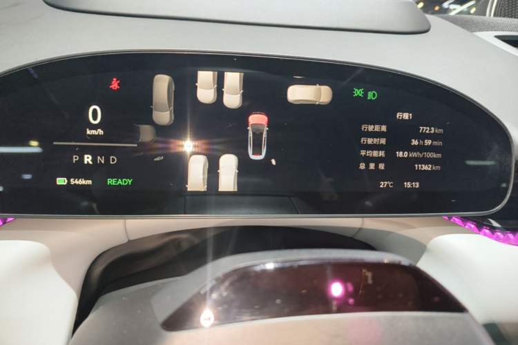Used Zeekr 007 2025 Long-Range Rear-Wheel-Drive Intelligent Driving Version 100 kWh Instrument Cluster