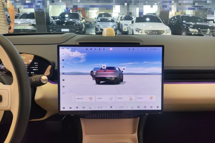 Used Zeekr 007 2025 Four-Wheel Drive Intelligent Driving Version 75 kWh Audio And AC Panel
