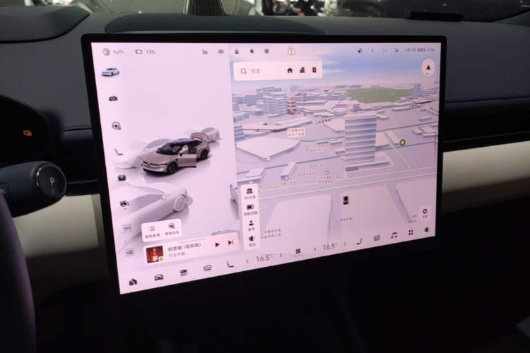 Used Zeekr 007 2025 Rear-Drive Intelligent Driving Version 75 kWh Audio And AC Panel