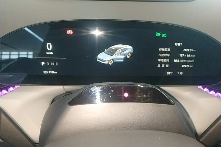 Used Zeekr 007 2025 Rear-Drive Intelligent Driving Version 75 kWh Instrument Cluster