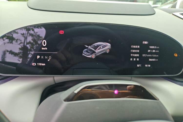 Used Zeekr 007 2025 Rear-Drive Intelligent Driving Version 75 kWh Instrument Cluster