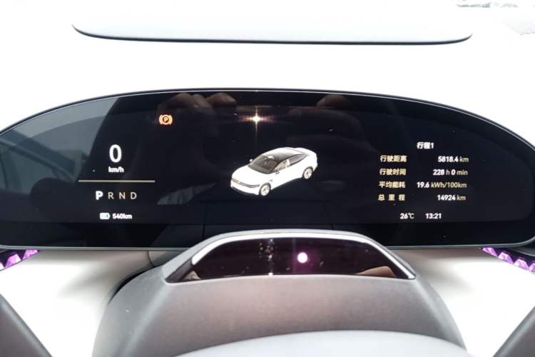 Used Zeekr 007 2025 Long-Range Rear-Wheel-Drive Intelligent Driving Version 100 kWh Instrument Cluster