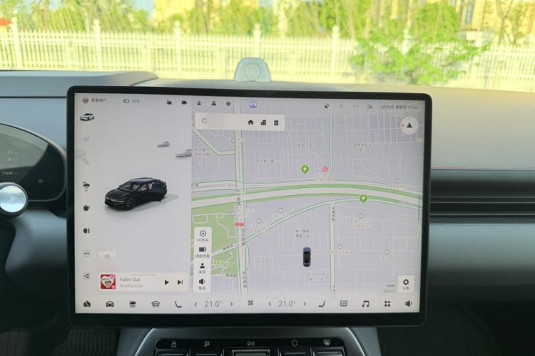 Used Zeekr 007GT 2025 Rear-Drive Intelligent Driving Version 75 kWh Audio And AC Panel