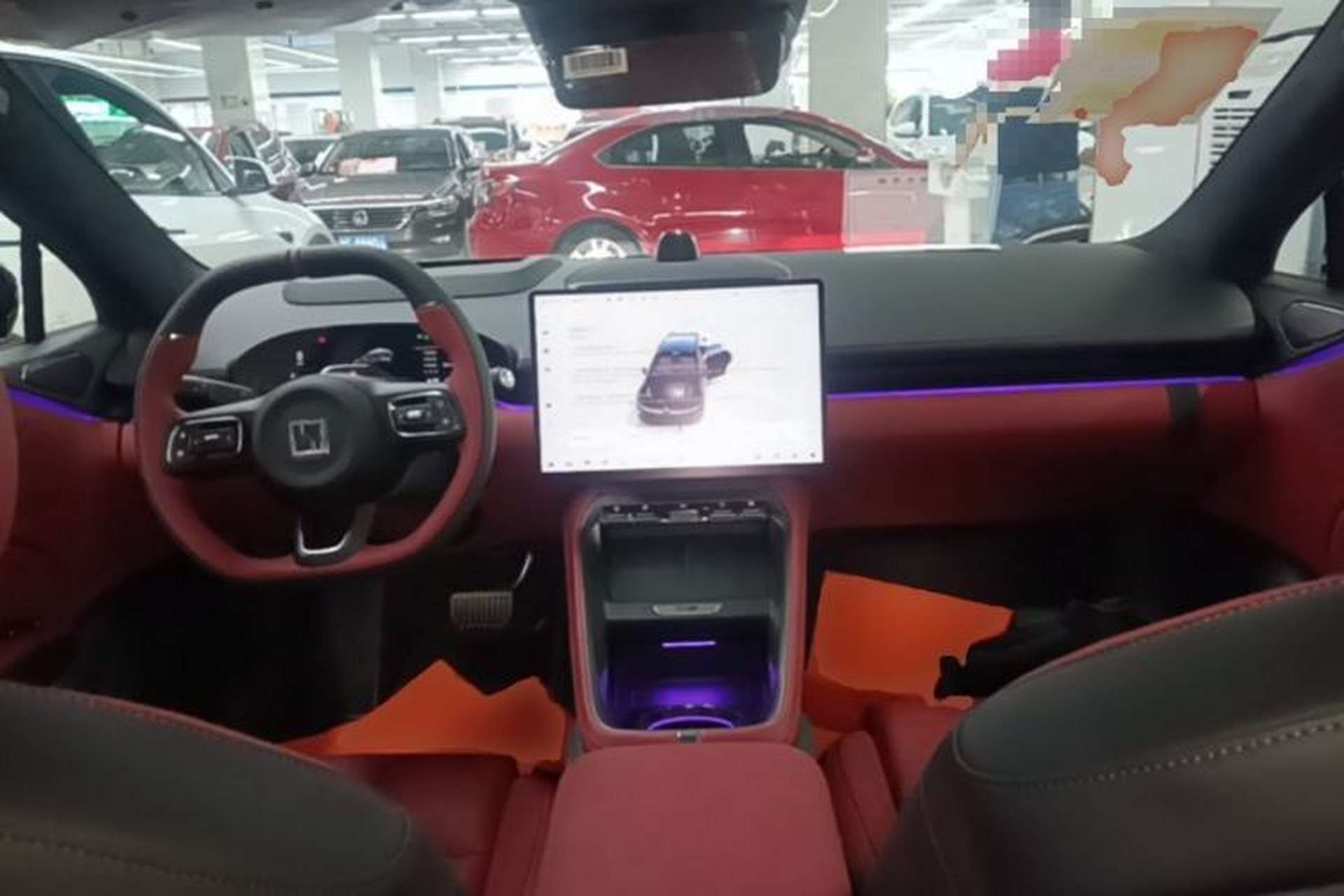 Used Zeekr 007GT 2025 Long-Range Rear-Wheel Drive Intelligent Driving Version 100 kWh Center Console