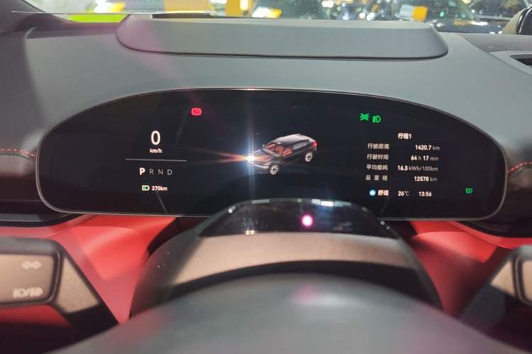 Used Zeekr 007GT 2025 Rear-Drive Intelligent Driving Version 75 kWh Instrument Cluster