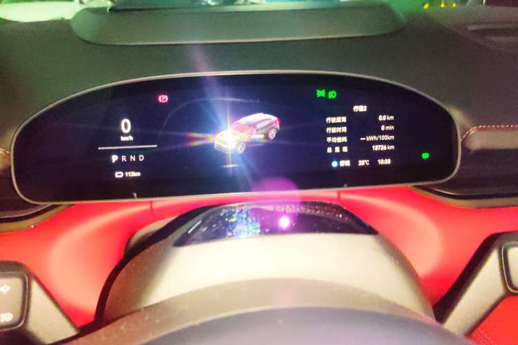 Used Zeekr 007GT 2025 Rear-Drive Intelligent Driving Version 75 kWh Instrument Cluster