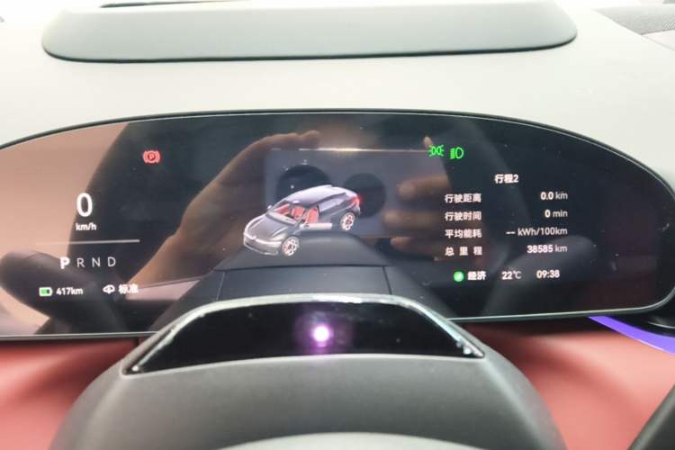 Used Zeekr 007GT 2025 Long-Range All-Wheel-Drive Intelligent Driving Version 100 kWh Instrument Cluster