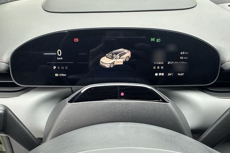 Used Zeekr 007GT 2025 Long-Range Rear-Wheel Drive Intelligent Driving Version 100 kWh Instrument Cluster