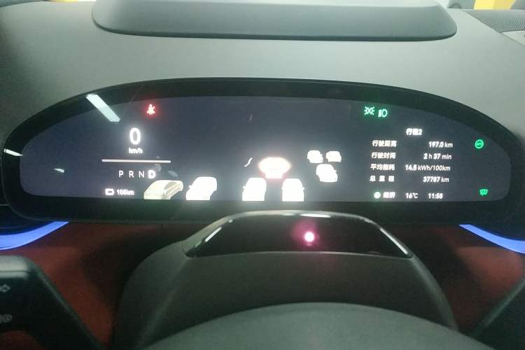 Used Zeekr 007GT 2025 Rear-Drive Intelligent Driving Version 75 kWh Instrument Cluster