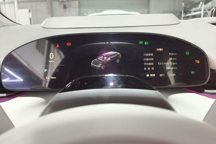 Used Zeekr 007GT 2025 Rear-Drive Intelligent Driving Version 75 kWh Instrument Cluster